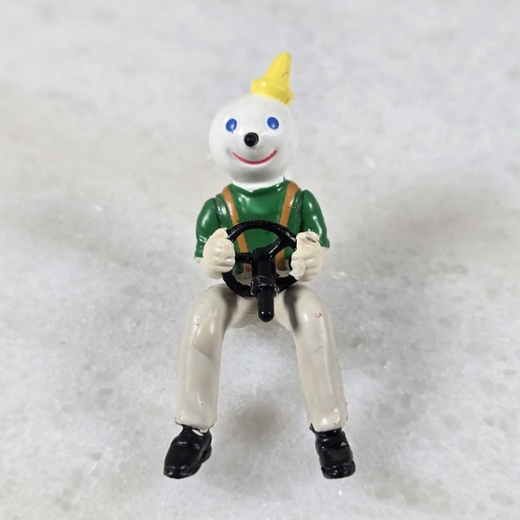 The Unbranded Brand Other - Vtg 2000 Jack in the Box Mascot Figure with Steering Wheel - Replacement No Car